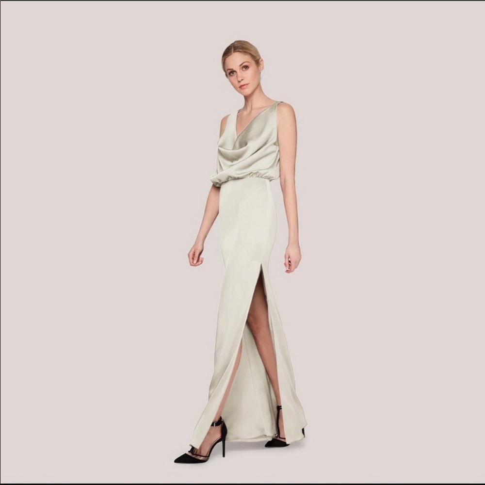 Fame and Partners Libra Dress - Champagne Satin